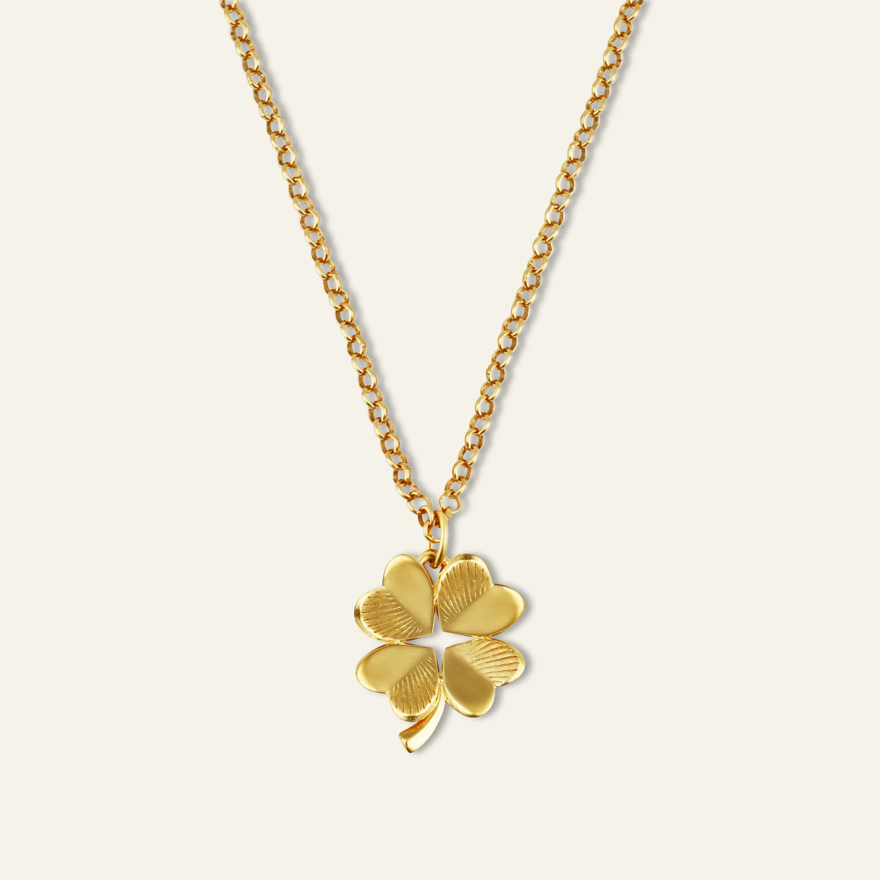 Small Luck and Love Clover Necklace Small Luck and Love Clover Necklace