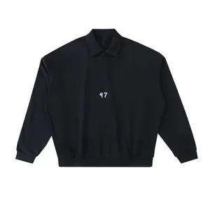 HEAVYWEIGHT FLEECE POLO SWEATSHIRT