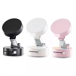 Contents Creator Vacuum Magnetic Phone Holder for Car & Home Use Multipurpose Portable Stand in Black White Pink Colors No Warranty