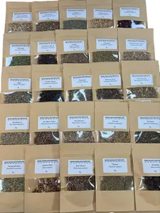 Sana Mana Apothecary Herb Kit Set II - 25 Herbs for Ritual & Spellwork Includes Hand-Selected Ritual Spoon Spiritual Herbs Ritual Kit Witchcraft Supplies Spell Herb Kit Apothecary Starter