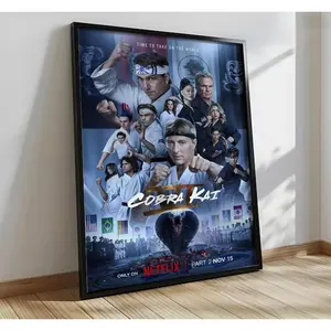 [Sale off up to 50%] HOT!!!Cobra Kai Season 6 Part 2 First Artwork 2024 Poster