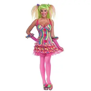 Tootsie The Clown Dress - Bright Colors - Costume - Women Standard