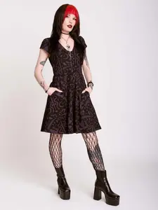 Dark Ages Ponte Dress