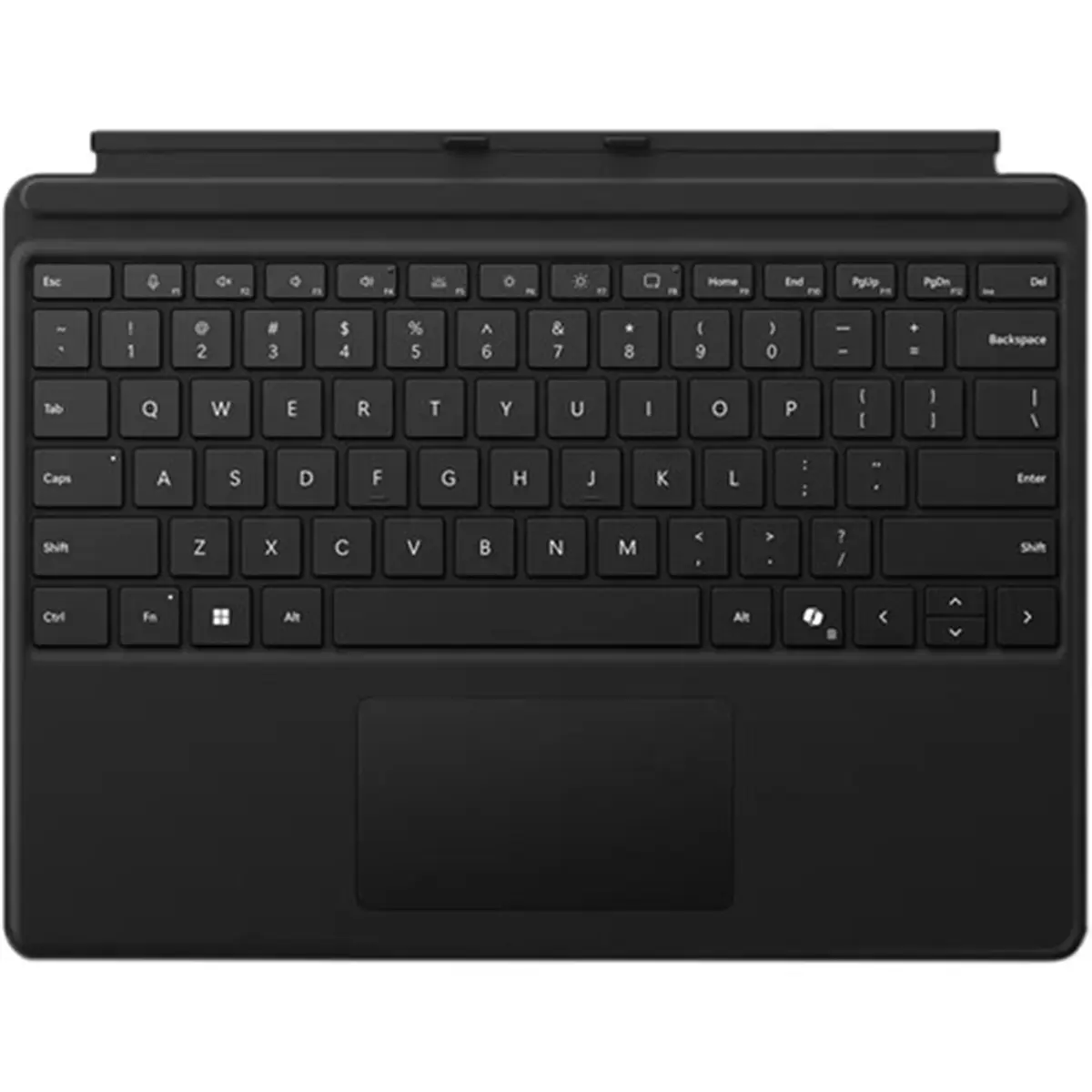 Microsoft Surface Full-Size Tablet Keyboard with Touchpad - Compatible with Surface Pro X, 8, 9, 10 - Black