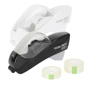 Automatic Tape Dispenser Set with 6 Rolls, Smart Single Hand Operation, Fits 0.5-0.7 Inch Width Tapes, Ideal for Christmas Gift Wrapping & Office Use