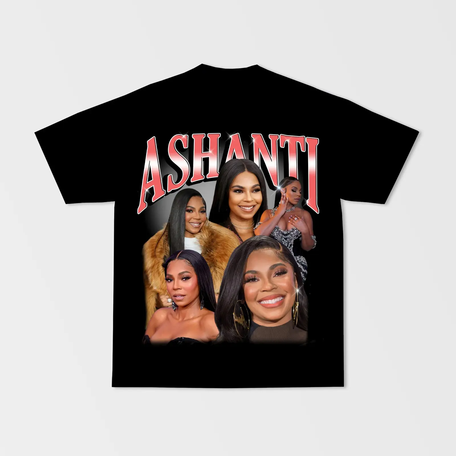 Ashanti Y2K R&B Graphic T Shirt With Vintage Urban Fashion Aesthetic YG280501