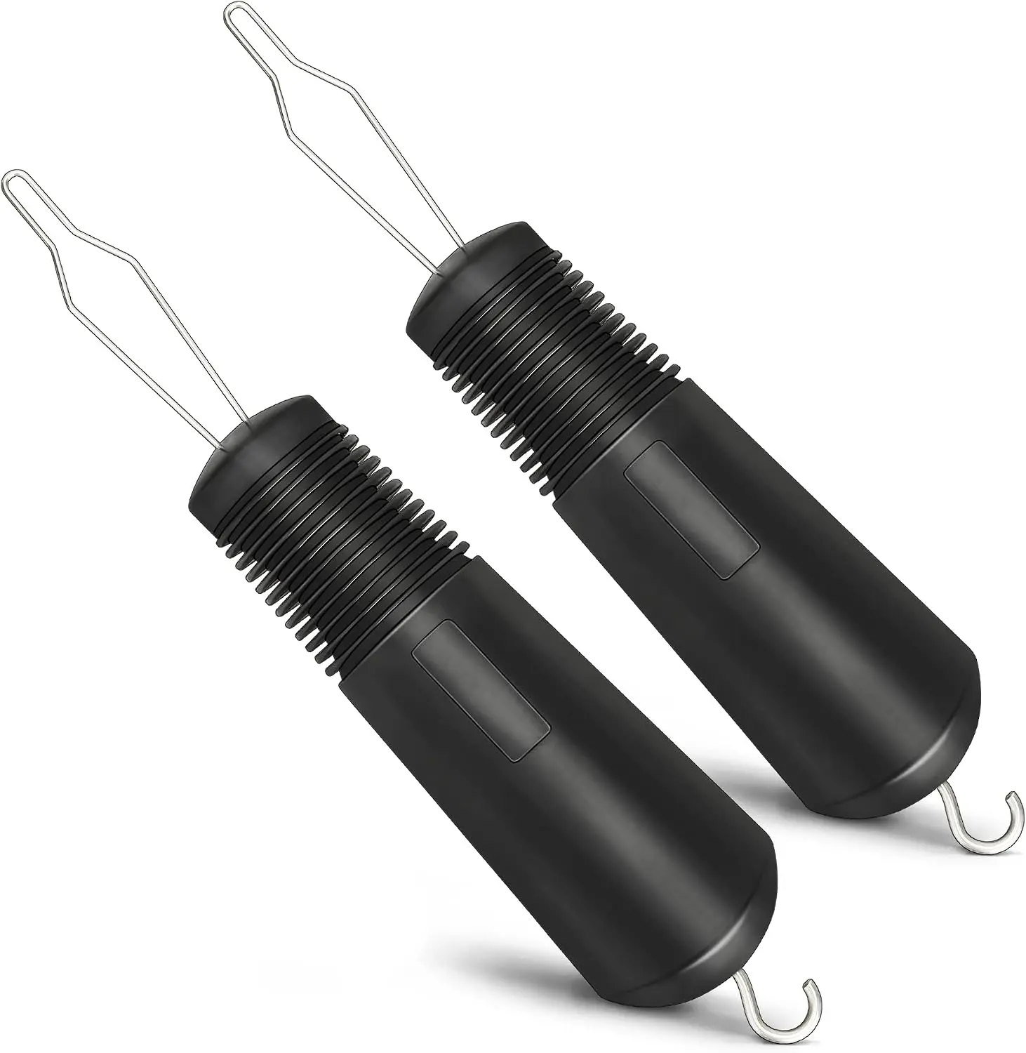 2-Piece Button Hook and Zipper Pull Set, Lightweight Specialty Hand Tool, Non-Slip Grip, 2 Pieces