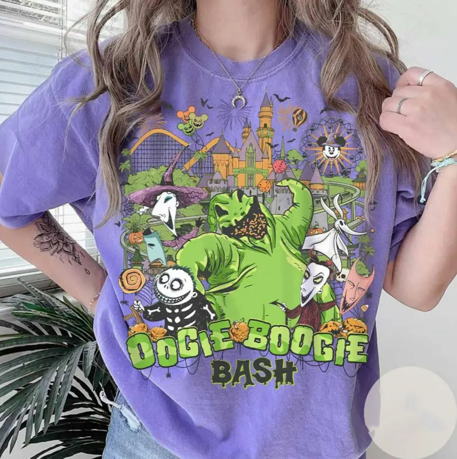 Vintage #Oogiie_Boogiie Bash 2026 shirt, Lock Shock Barrel Halloween party shirt, Retro costume family matching Tee