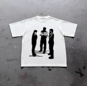 Fearless Blurred Street Portrait Graphic Print Cotton T-Shirt, Y2k Shirt, Unisex T-Shirt, Gift For Men Women