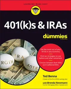 USED-401(k)s & IRAs for Dummies by Benna, Ted (Paperback)