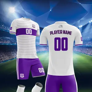 Custom Soccer Jersey Uniform Set – Adult & Youth Team Sizes – Sublimated Design Player name and Numbers set of 12 Free Socks name and number Sponsor Logo