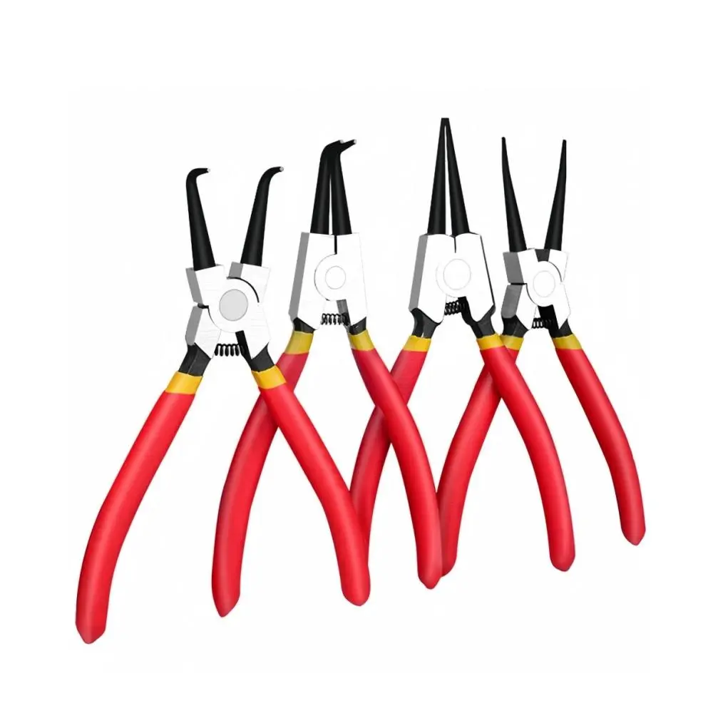 Portable Snap Ring Pliers, 1 Count Multifunctional Internal & External Circlip Pliers, Clip Removal Pliers, Disconnect Pliers, Fastener Pliers, Manual Tool for Repairing, Professional Hand Tools for Home & Office