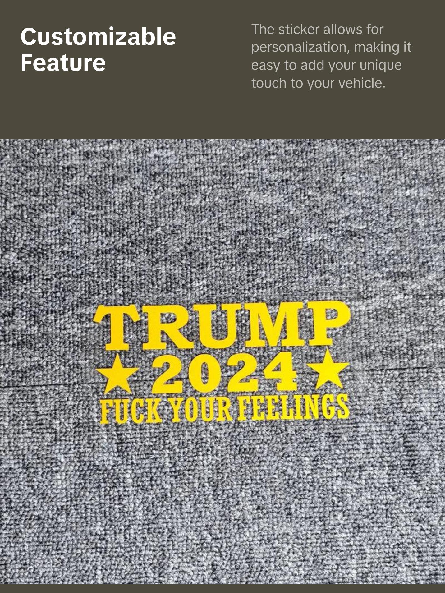 Trump 2024 Reflective Sticker