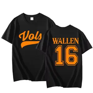Country Music Fan T-Shirt, Wallen Vols Jersey Style Tee, Tennessee Game Day Shirt, Southern Football Top - Double Sided
