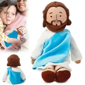 Jesus & Mary Plush Dolls for Kids, Catholic Easter Gift, Religious Stuffed Doll, Stuffed Toy Design, Mommy Mia Doll Easter Present, Cuddly Playtime Fun, Soft Stuffed Doll