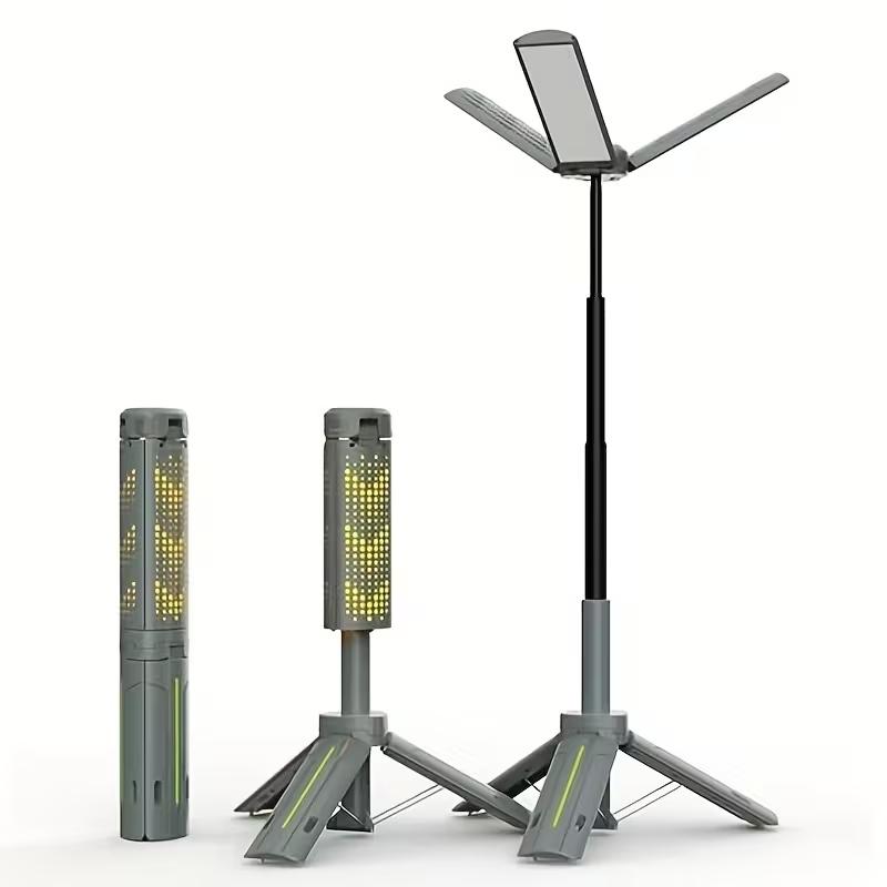 Rechargeable 8000mAh Retractable Camping Light, High Lumen Work Light with 3 Adjustable LED Lamp Heads and Dimmable Brightness, Equipped with 3.4-Foot Tripod β Must-Have for Camping, Ideal for Garage Use, Emergencies, BBQs, Gatherings and Festival Gifts Rechargeable 8000mAh Retractable Camping Light, High Lumen Work Light with 3 Adjustable LED Lamp Heads and Dimmable Brightness, Equipped with 3.4-Foot Tripod β Must-Have for Camping, Ideal for Garage Use, Emergencies, BBQs, Gatherings and Festival Gifts