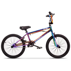 20" BMX Bike with 360° Handlebar Rotation, Single Speed, Steel Frame, Ages 8–13, Jet Fuel