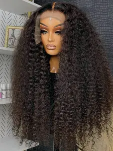 Fashion Ultra Soft 26 Inch Lace Front Wig, 180% Density Curly Pre-Banked Hair, Daily Use, All Seasons