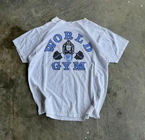 90s 1996 World Gym Gorilla Workout Retro Shirt