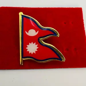 Nepal Flag brooch/batch
