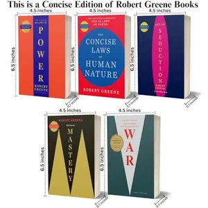 The Concise 5 Books Set (The Concise 48 Laws Of Power, The Concise Laws of Human Nature, The Concise Mastery, The Concise Art of Seduction & The Concise 33 Strategies Of War)