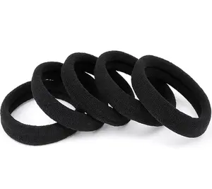 Black Hair Bands - 50/100pcs High Elastic Rubber Hair Ties - Versatile Styling Tool for Various Hairstyles bath time