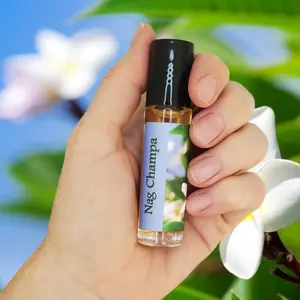 Nag Champa Perfume | Roll-on Perfume Oil | Sandalwood & Plumeria, Inspired by Nag Champa Incense