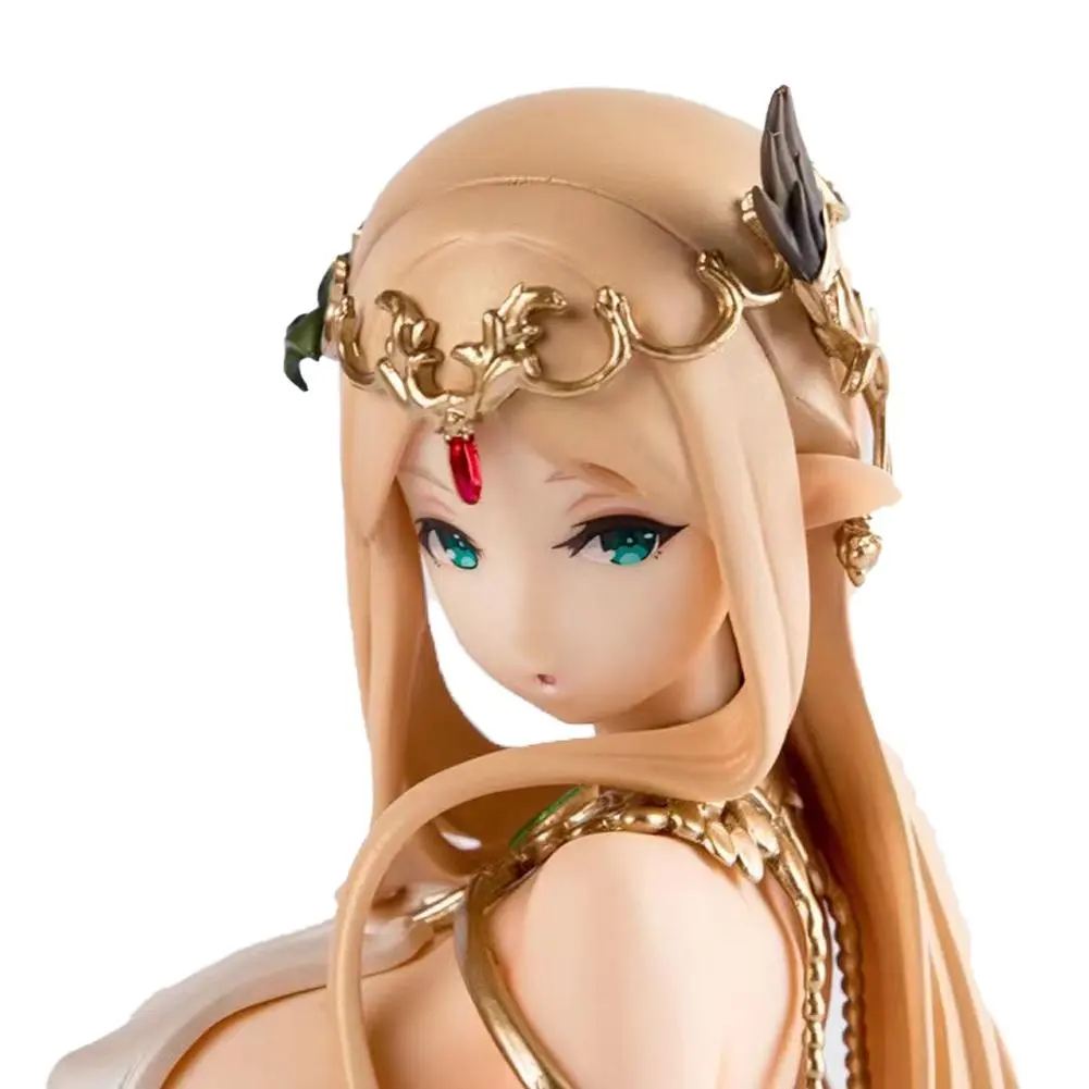 Anime Figure beautiful Elf Queen Lily Rerium Action figure Goddess Lily figure Adult Collection Doll Computer Decor Accessorie