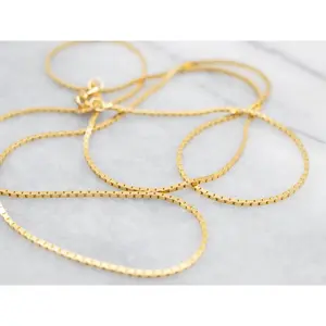 Box Chain with Spring Ring Clasp