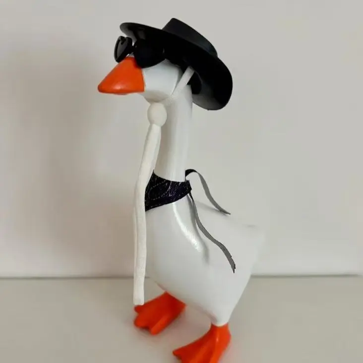 Duck Key Holder for Kids Room - Desktop Organizer with Clip, Entryway Key Hanger, Cute Home Storage Solution, Non-Toxic Resin, Child-Friendly Size, Perfect Gift for Boys & Girls funny stickers