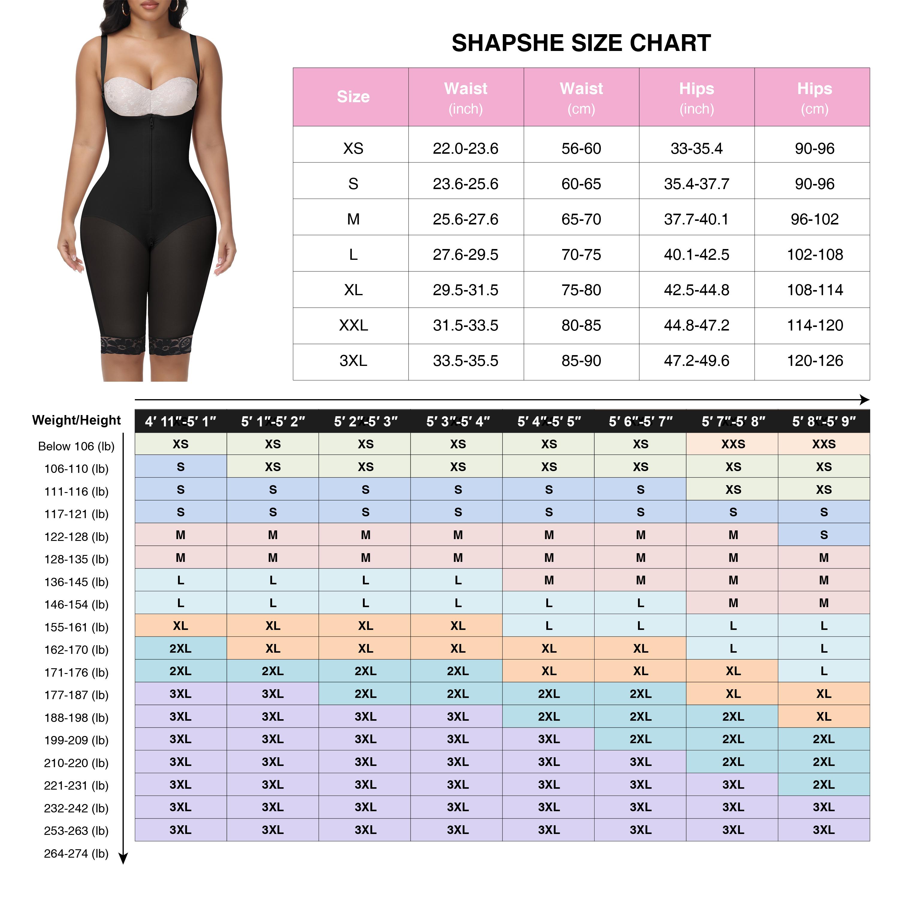SHAPSHE Fajas Colombianas Tummy Control Shapewear Compression Garment Shapewear for Women SHAPSHE Fajas Colombianas Tummy Control Shapewear Compression Garment Shapewear for Women