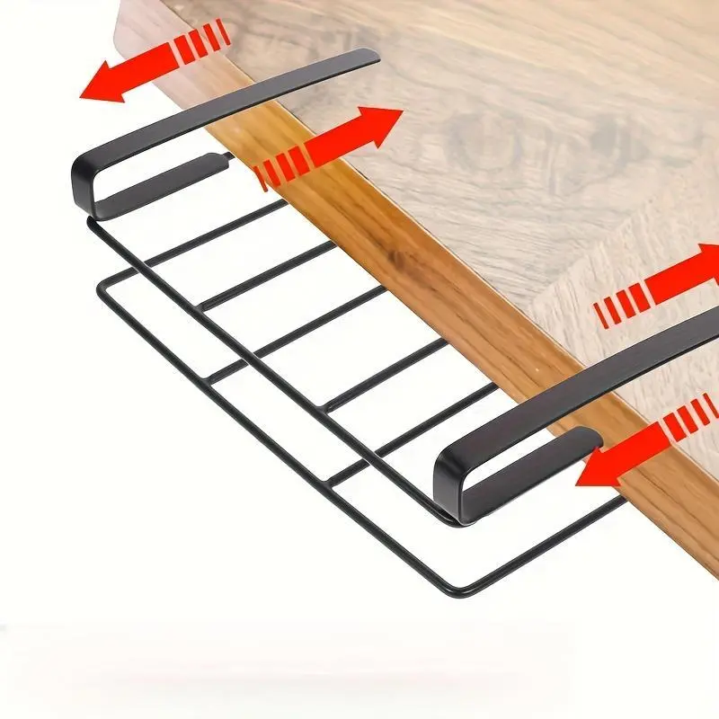 1pc Black Carbon Steel Heavy-Duty Pull-Out Kitchen Storage Shelf Basket & Under-Cabinet Hanging Cutting Board Rack - Space-Saving Organizer with Adjustable Height, No Assembly Required, Multi-Purpose for Kitchen Pantry Cabinet, Cabinets, Pantries 1pc Black Carbon Steel Heavy-Duty Pull-Out Kitchen Storage Shelf Basket & Under-Cabinet Hanging Cutting Board Rack - Space-Saving Organizer with Adjustable Height, No Assembly Required, Multi-Purpose for Kitchen Pantry Cabinet, Cabinets, Pantries