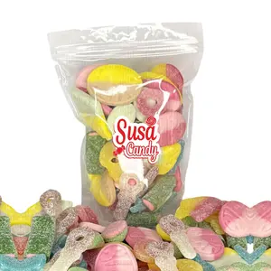 Bubs & Swedish Candy Sweet/Sour Vegan Gummies Mix 1 lb Bag
