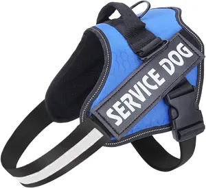 Dog Harness NO PULL Reflective Adjustable ID custom Dog Harness Vest for Small Large Dogs Outdoor Pet Supplies