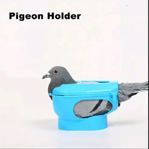 Soporte Duradero para Palomas de PP con Jeringa de Alimentación - Restricción Segura para Aves para Inyección y Alimentación Fácil Bird Feeder Station Dispenser Feeding