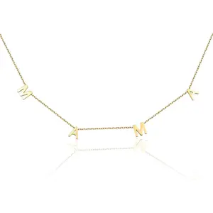 Jstyle  Plated Mama Necklace – Heartfelt Jewelry Gift for Moms, Dainty and Hypoallergenic with Extendable Chain, Perfect for New Moms and Special Occasions