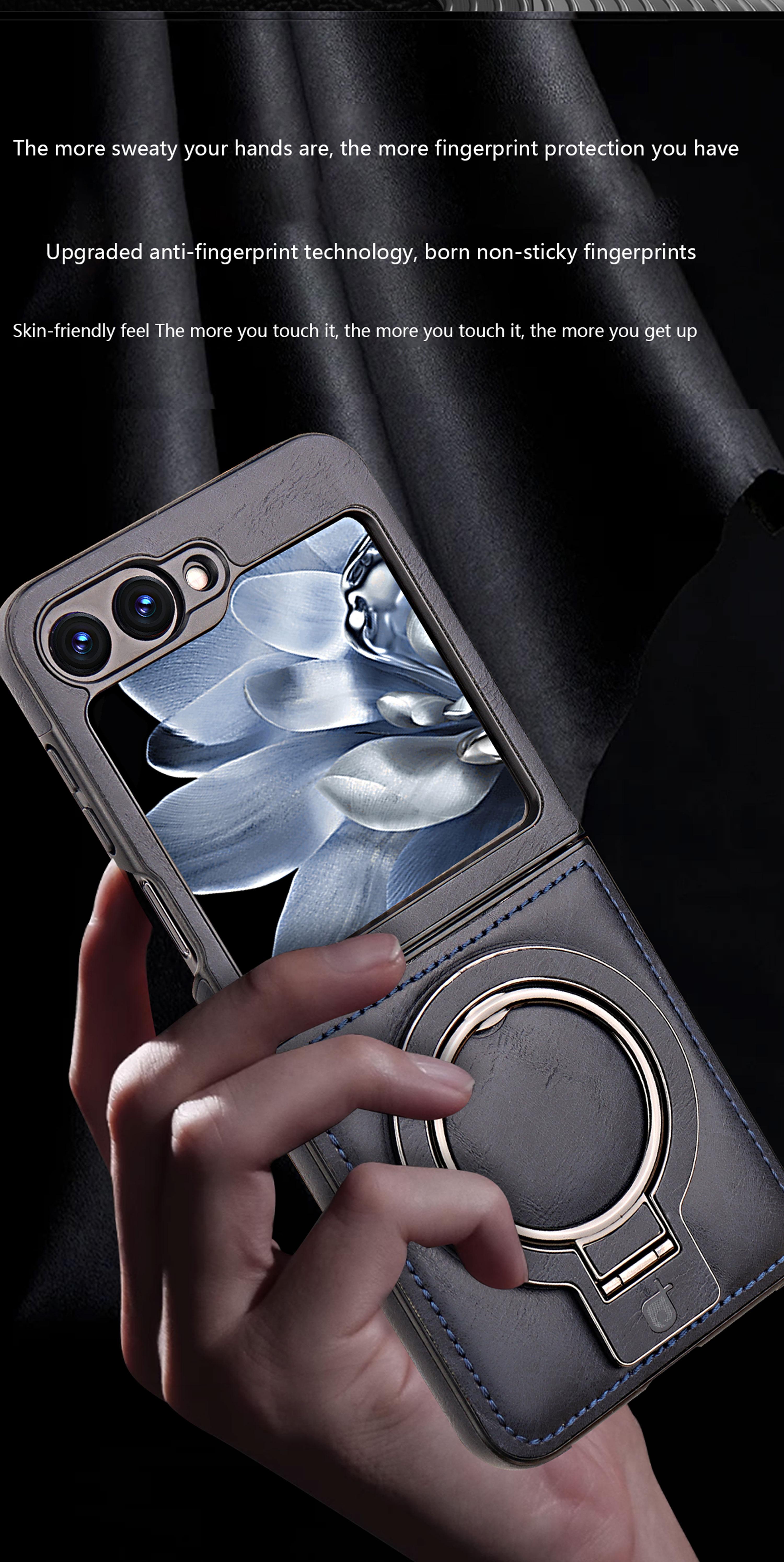 New Luxury High-end Leather Magnetic Folding Stand Phone Case for Samsung ZFlip7/ZFlip6/ZFlip5/ZFlip4/ZFlip3 Foldable Screen Business Full Shockproof Protective Case New Luxury High-end Leather Magnetic Folding Stand Phone Case for Samsung ZFlip7/ZFlip6/ZFlip5/ZFlip4/ZFlip3 Foldable Screen Business Full Shockproof Protective Case