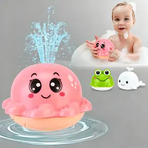 2025 Upgraded Version Light-Up Whale Bath Toy – Water Spray Fountain Bathtub Toy for Babies & Adults - Perfect Gift for Christmas, Birthday, Youngsters's Day Play