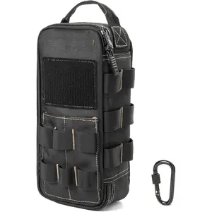 Heavy Duty Small Tool Bag Pouch Portable Utility Organizer Case with Zipper Handle.  for EDC, , Road , Electricians & More