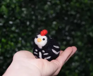 Needle Felt Skeleton Chicken
