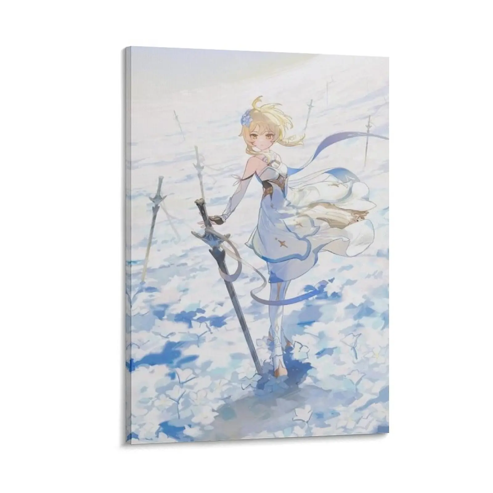 Badami Lumine Genshin Impact Game Poster Canvas Poster Bedroom Decor Sports Landscape Office Room Decor Gift Frames Ornaments Wall Decoration