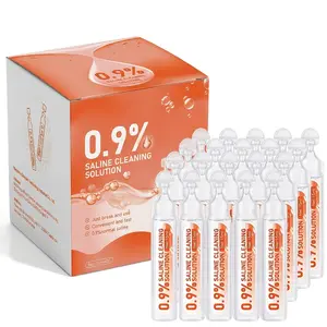 20pcs,0.17 oz Each,0.9% Piercing Aftercare Solution  , Sterile Saline Solution - Gentle Solution for Healing Wounds & Piercings - Beauty & Personal Care
