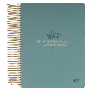 Teal Faux Leather Hardcover My Creative Bible Illustrators Edition