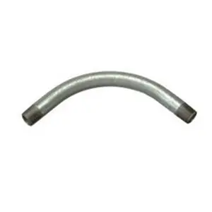 212 MAIN Galvanized Steel Topaz Electric Rigid 90-Degree Bend 3 in. Elbow, Male-Male Threaded Ends, Male-Male Threads
