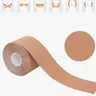 1 roll, Adhesive bra inserts, anti expansion and gathering chest elastic fabric muscle patch, invisible lifting and breast lifting patch, nipple cover breathable breast lifting strap, Breast Tape, Boob Tape, suitable for A-E cup large breasts!
