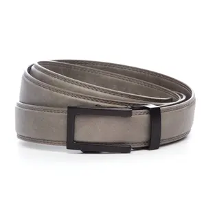 1.25" Shark Grey Micro Patina strap w/Traditional in Black Buckle