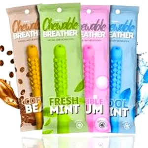 chewable sensory toy for stress flavored teether chew stick sensory chew toy for adults 4 flavor chewable breather Chewable Breather Sensory Toy | 4 Flavors Natural Relief Pack,summervibes