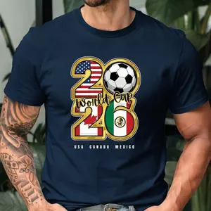 Cup 2026 T Shirt USA Canada Mexico Soccer Graphic Tee Vintage Retro Shirt, Sweatshirt, Hoodie, Cup 2026 T-Shirt, Soccer, 2026 North America Soccer Shirt, Cup Soccer Shirt, USA Shirt, 2026 Soccer Shirt, USA Mexico Canada Football Graphic