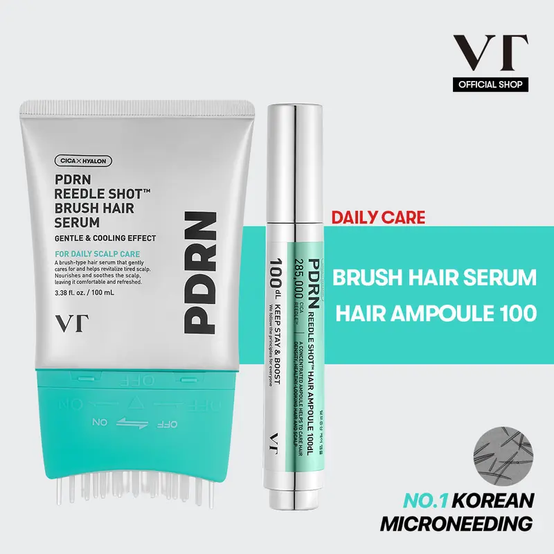 Hair Brush Serum & Hair Growth Reedle ampoule 100