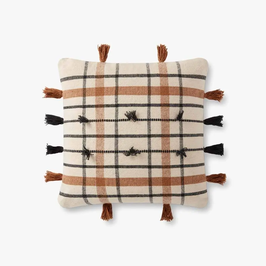 Loloi P0936 Natural/Brown Pillow